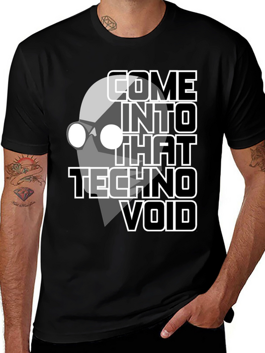 Techno Void Graphic Tee - Unique Design