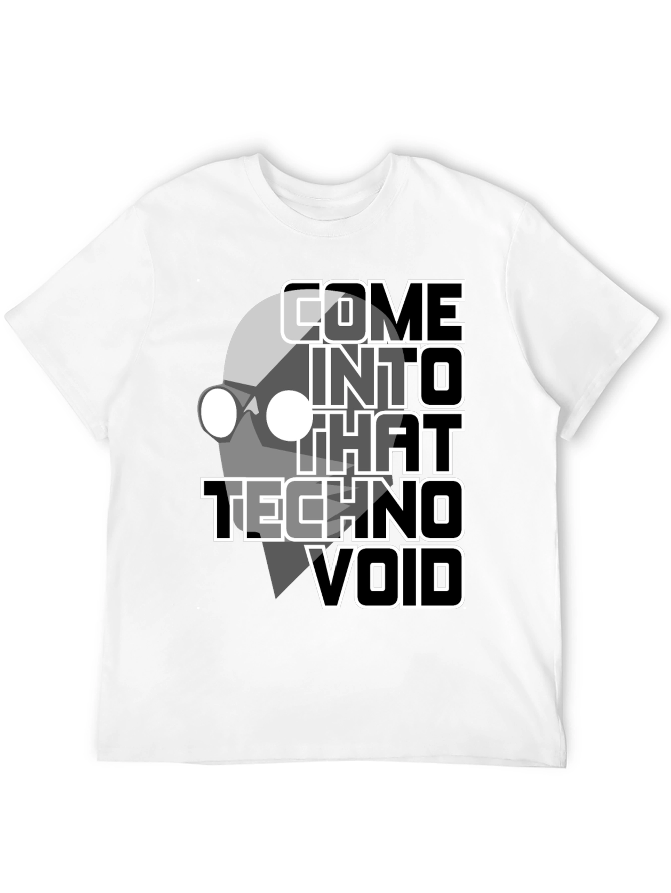 Techno Void Graphic Tee - Unique Design
