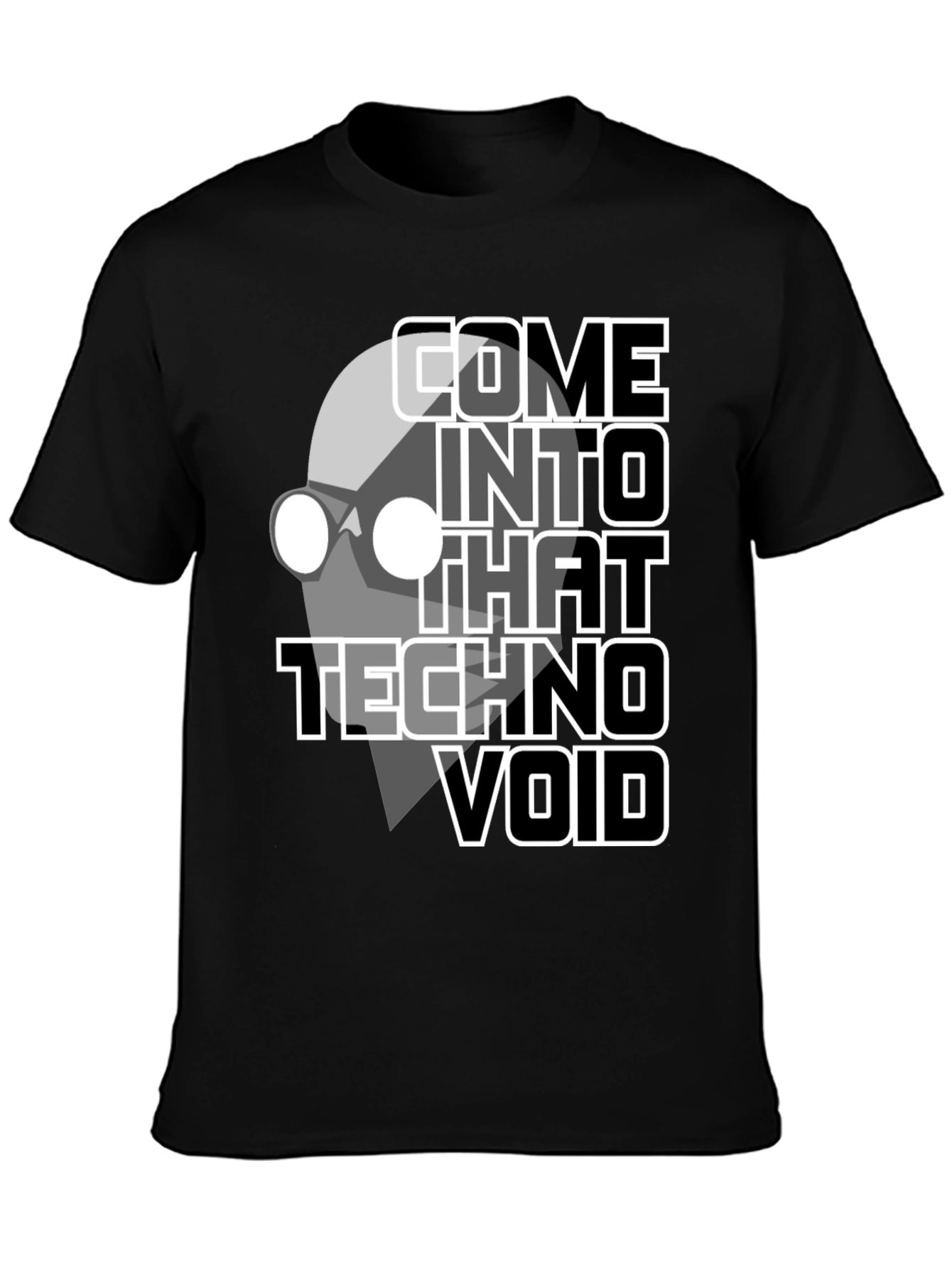 Techno Void Graphic Tee - Unique Design