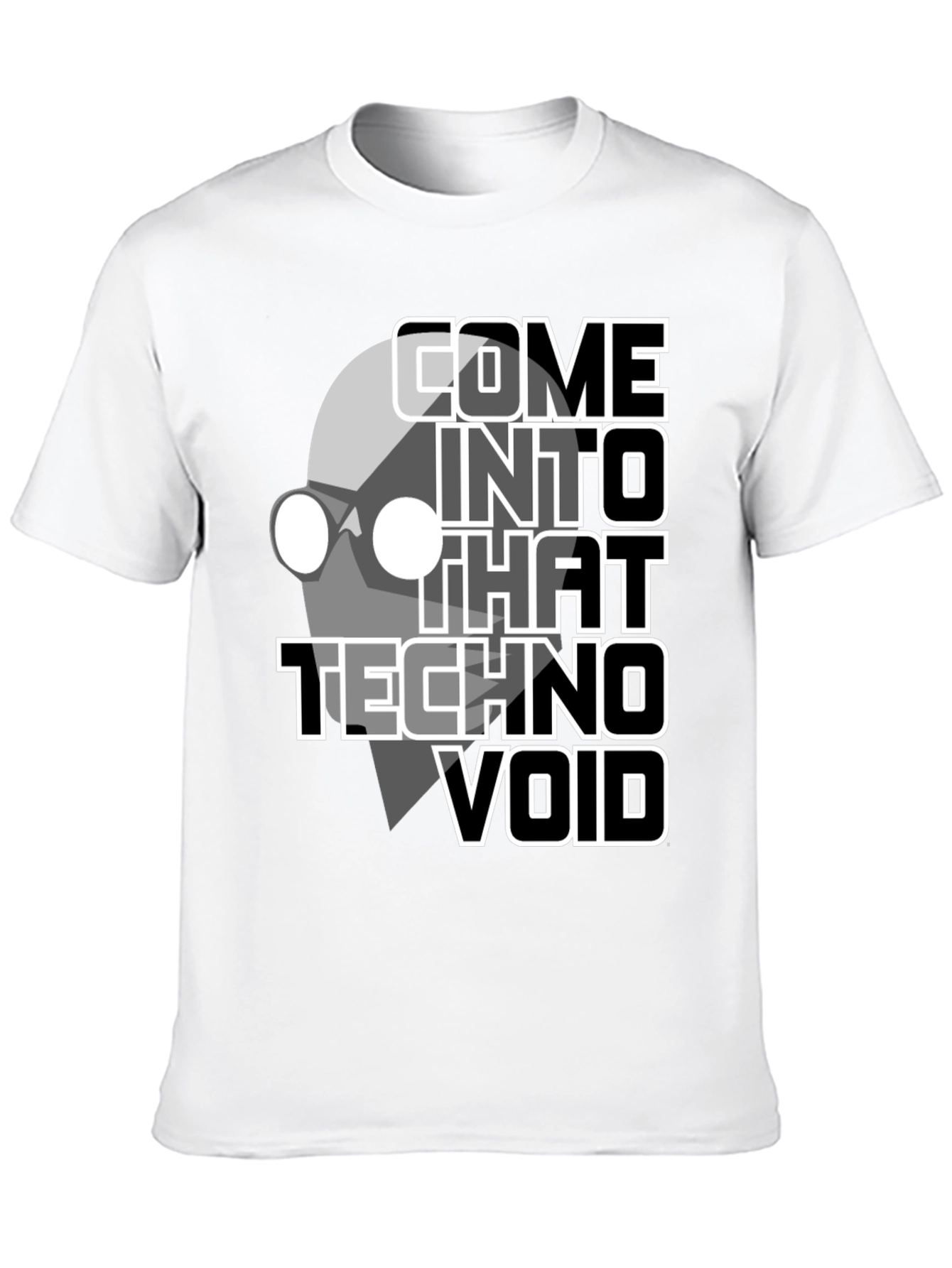 Techno Void Graphic Tee - Unique Design