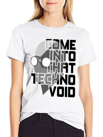 Techno Void Graphic Tee - Unique Design