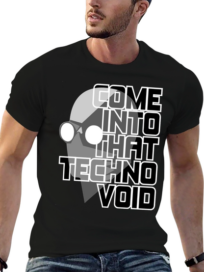 Techno Void Graphic Tee - Unique Design