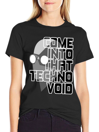 Techno Void Graphic Tee - Unique Design