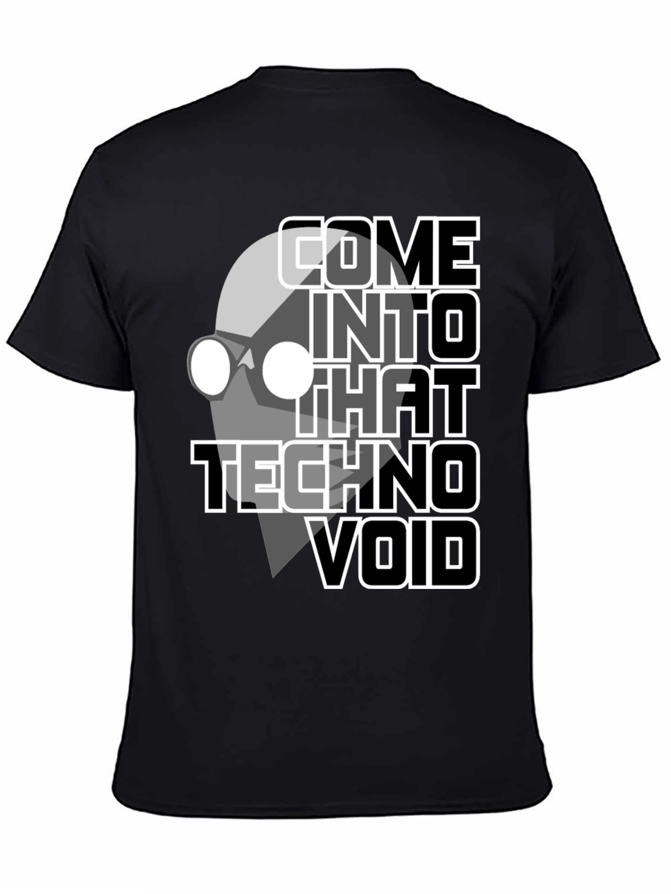 Techno Void Graphic Tee - Unique Design