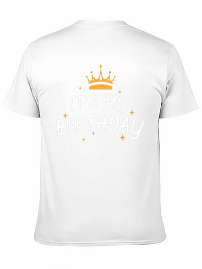 Its My Birthday Black Graphic Tee
