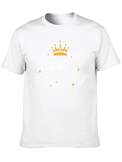 Its My Birthday Black Graphic Tee