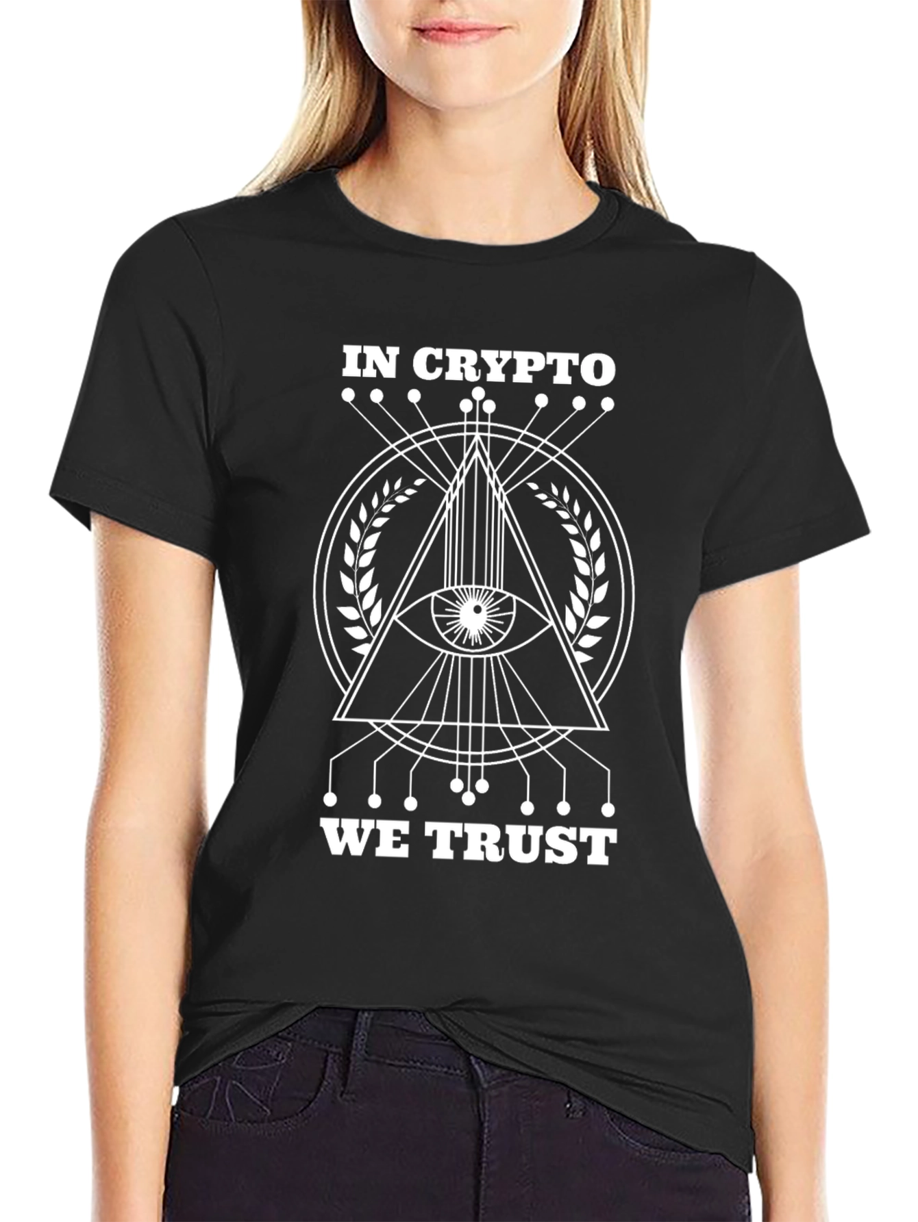 Crypto Trust T-Shirt - Illuminati Eye Design