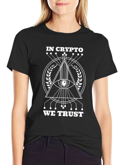 Crypto Trust T-Shirt - Illuminati Eye Design