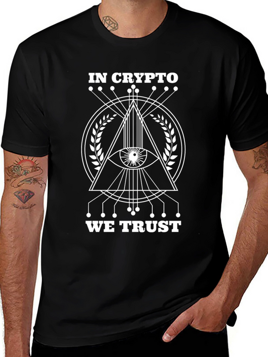 Crypto Trust T-Shirt - Illuminati Eye Design