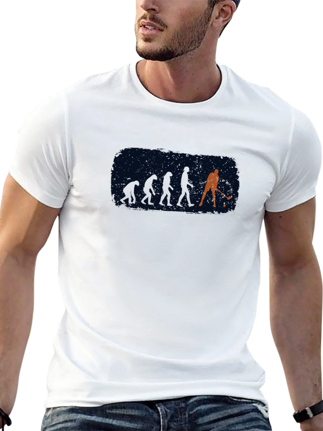 Evolution of Hockey T-Shirt - Black