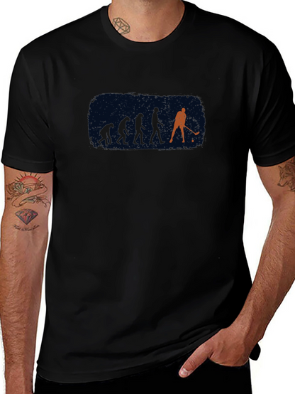 Evolution of Hockey T-Shirt - Black