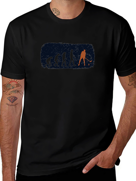 Evolution of Hockey T-Shirt - Black