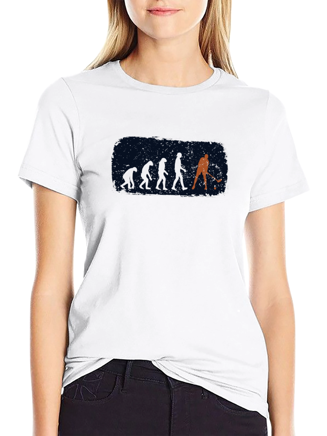 Evolution of Hockey T-Shirt - Black
