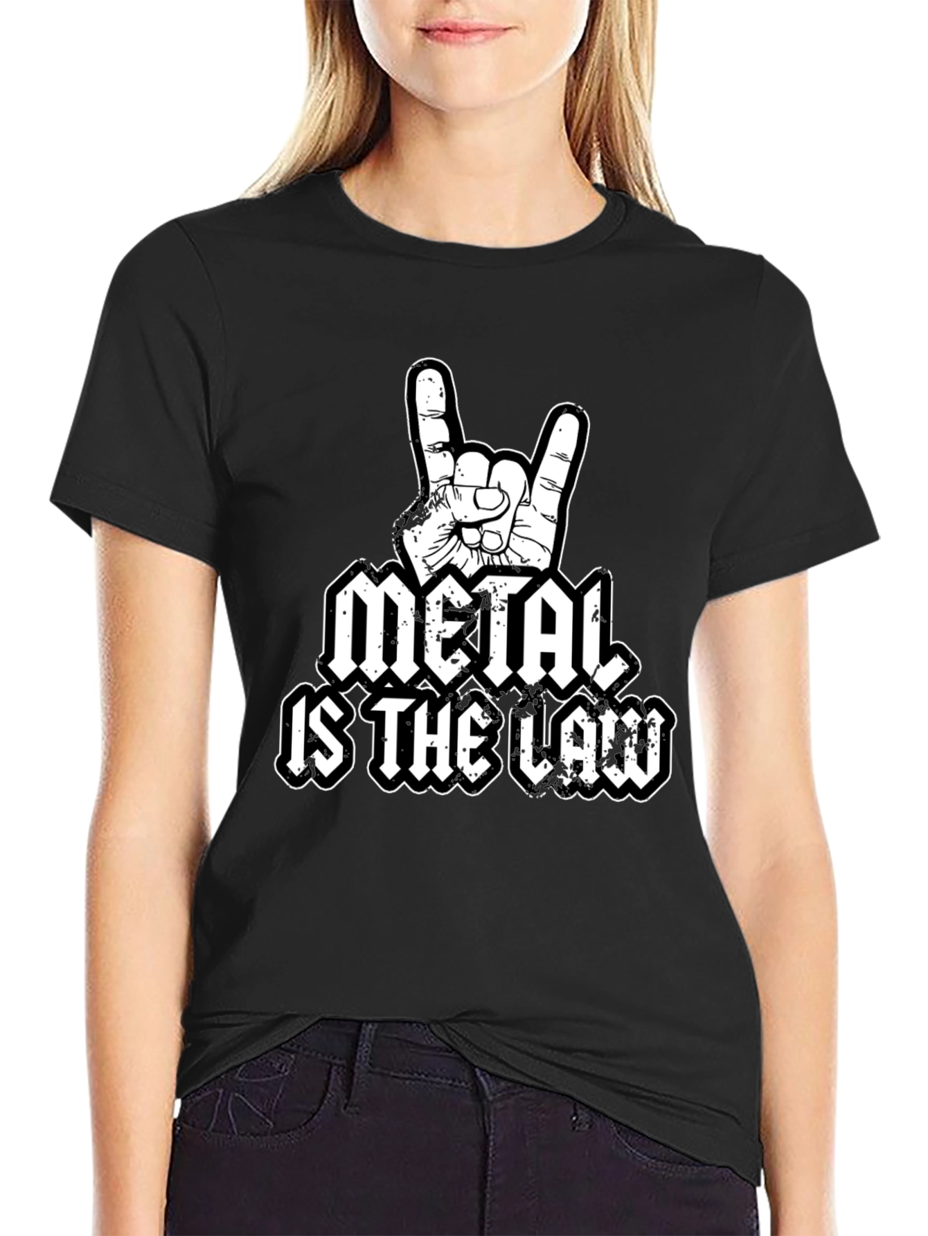 Metal Is The Law Graphic Tee