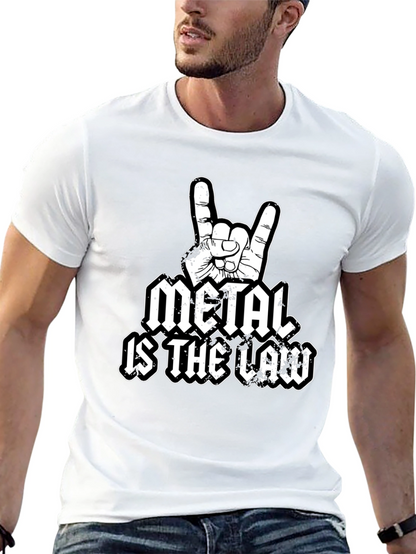 Metal Is The Law Graphic Tee