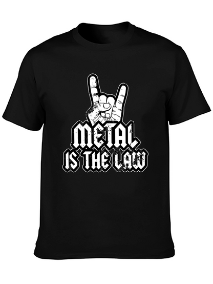 Metal Is The Law Graphic Tee