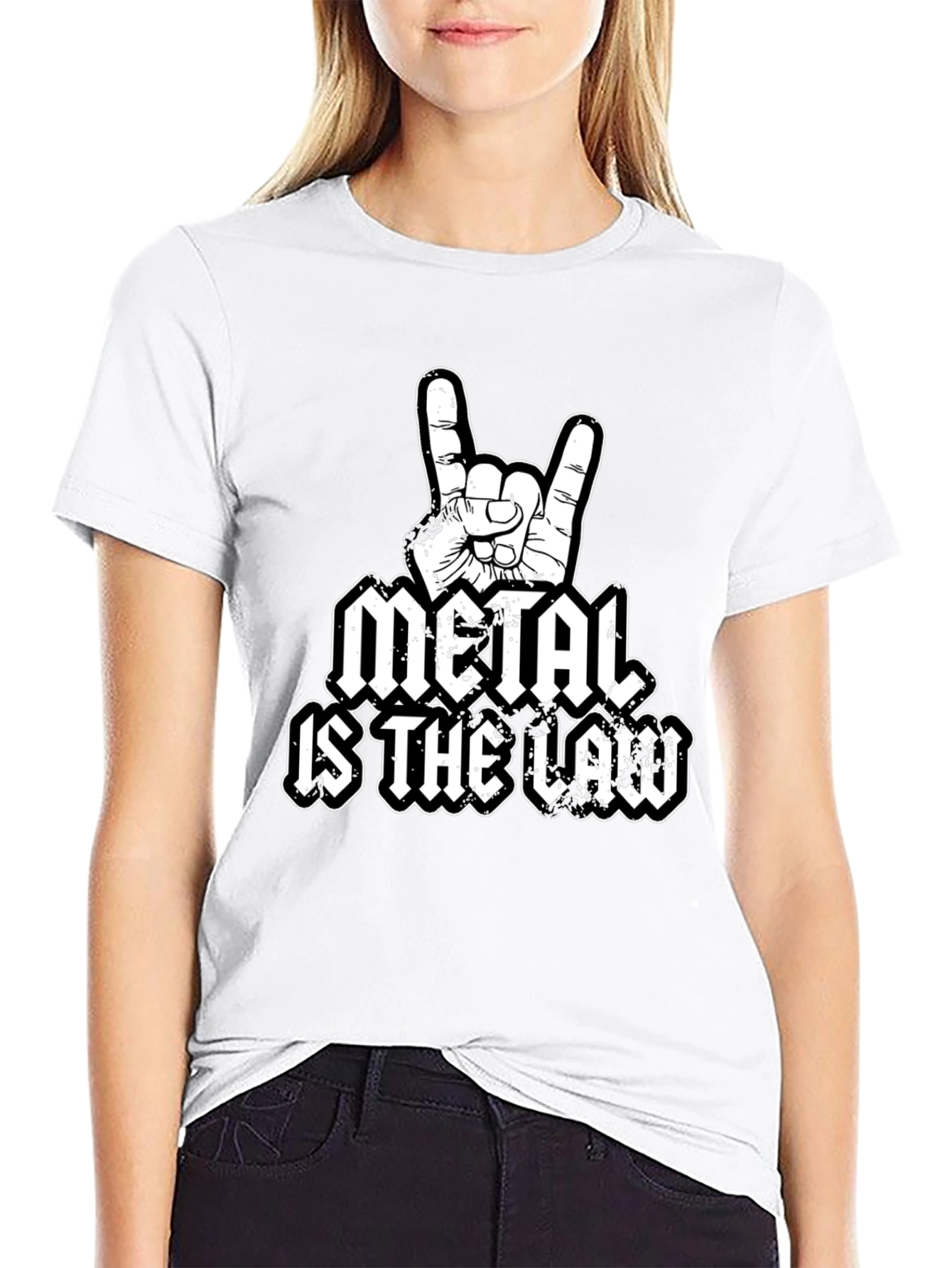 Metal Is The Law Graphic Tee