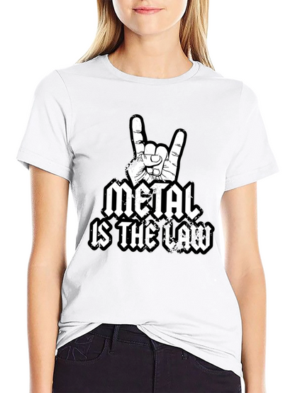 Metal Is The Law Graphic Tee