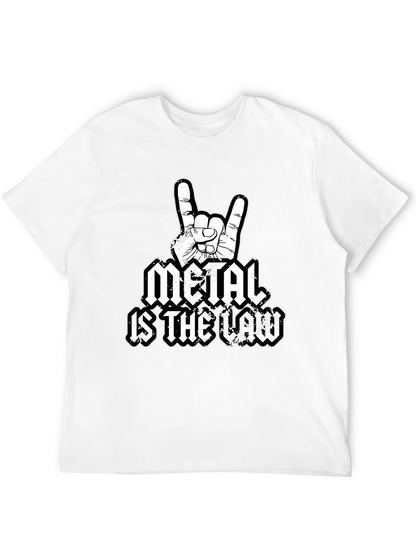 Metal Is The Law Graphic Tee
