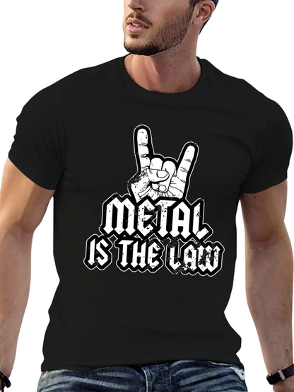Metal Is The Law Graphic Tee