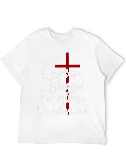 Chosen Blessed Forgiven Redeemed Christian T-Shirt
