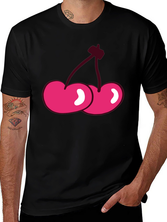 Cherry Graphic Tee - Casual Comfort
