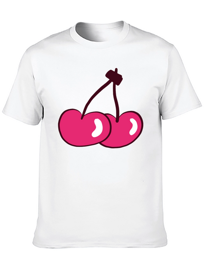 Cherry Graphic Tee - Casual Comfort