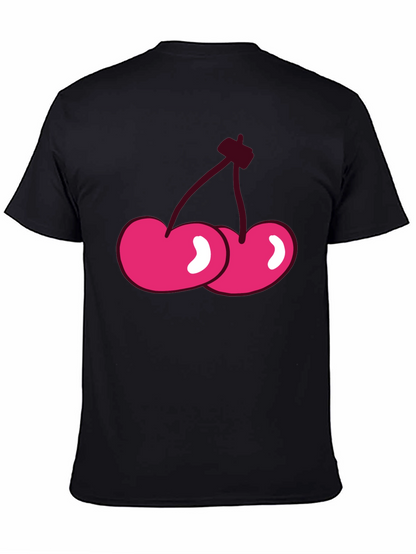 Cherry Graphic Tee - Casual Comfort