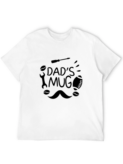 Dads Mug Graphic T-Shirt Black