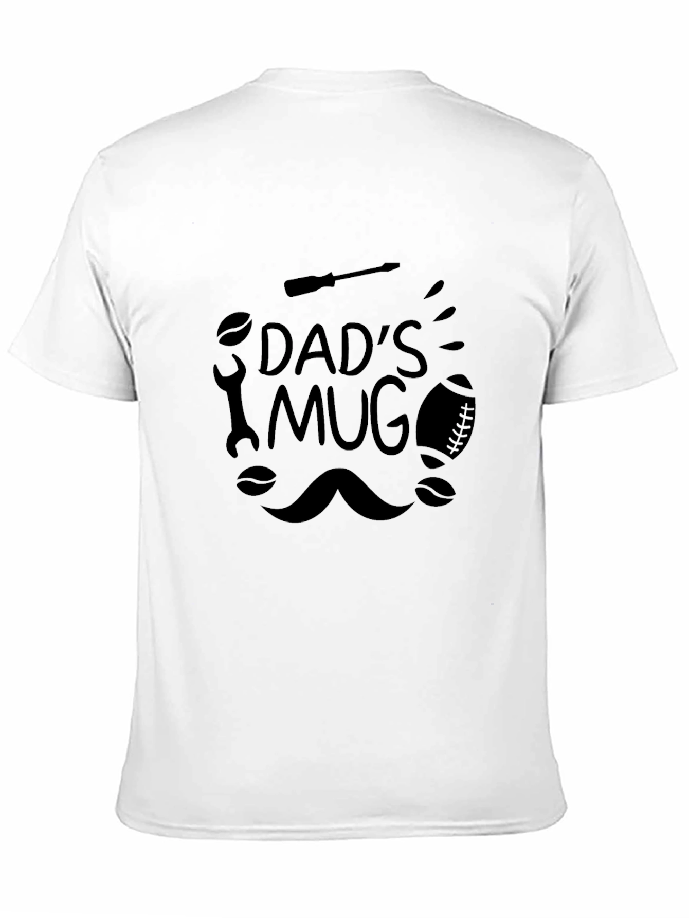 Dads Mug Graphic T-Shirt Black