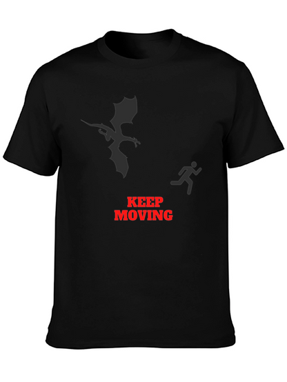 Keep Moving Dragon Graphic Tee