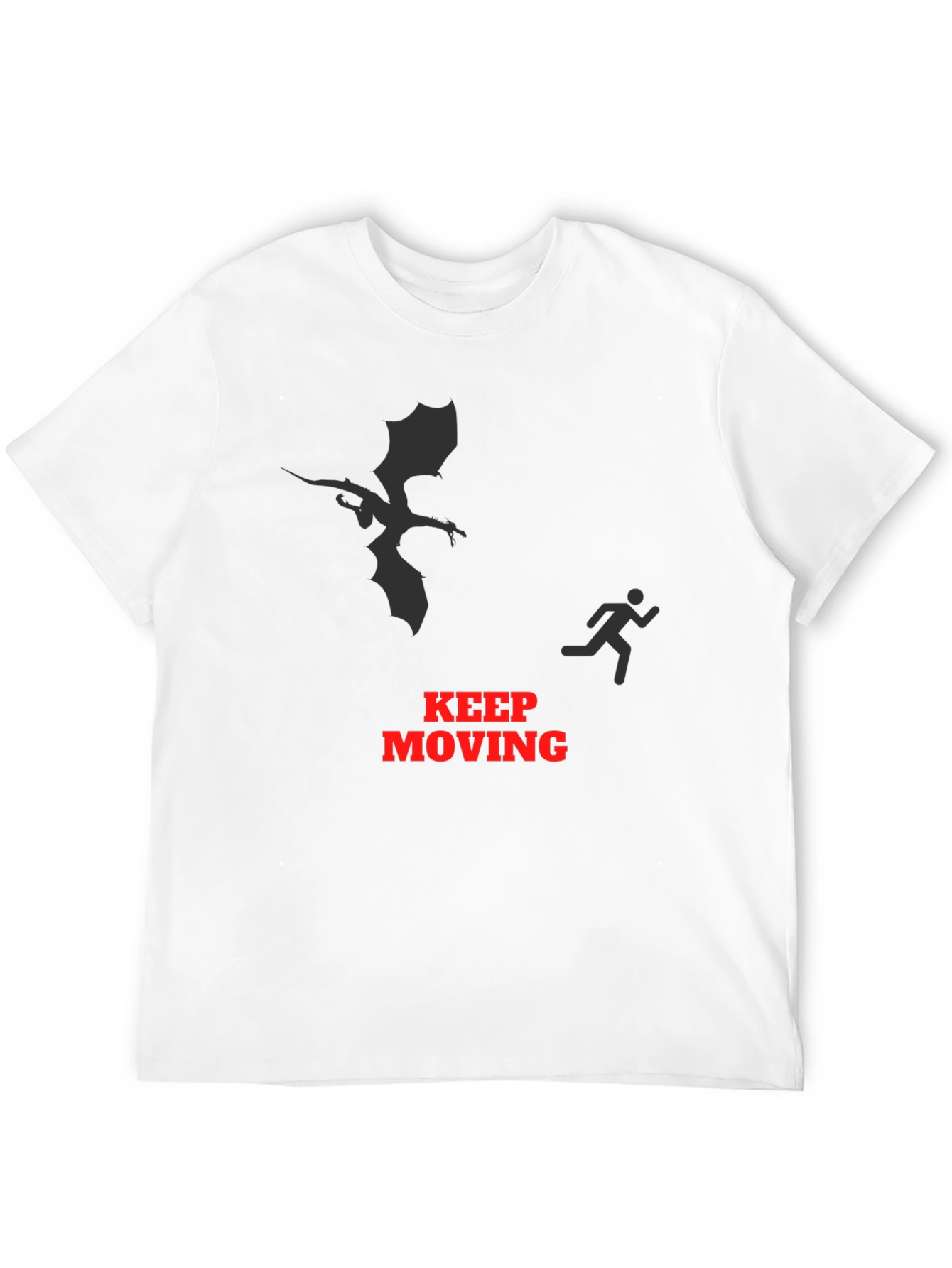 Keep Moving Dragon Graphic Tee