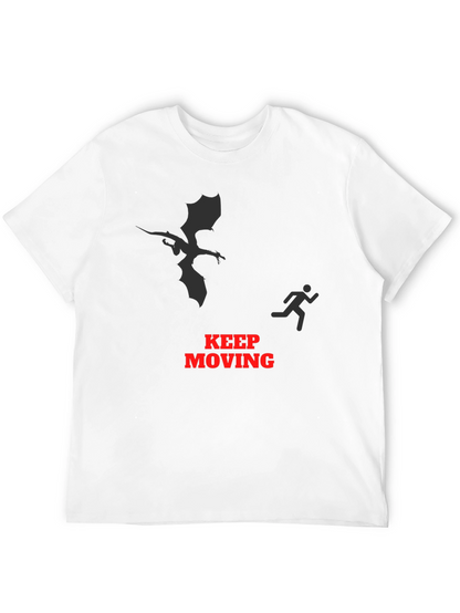 Keep Moving Dragon Graphic Tee