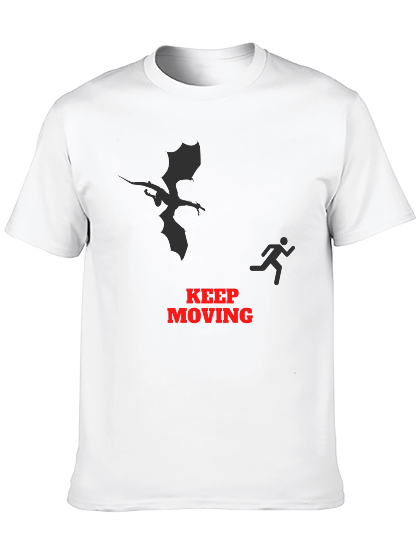 Keep Moving Dragon Graphic Tee