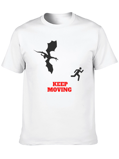 Keep Moving Dragon Graphic Tee