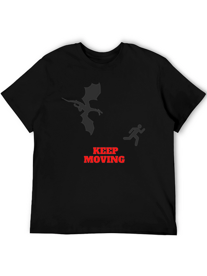 Keep Moving Dragon Graphic Tee