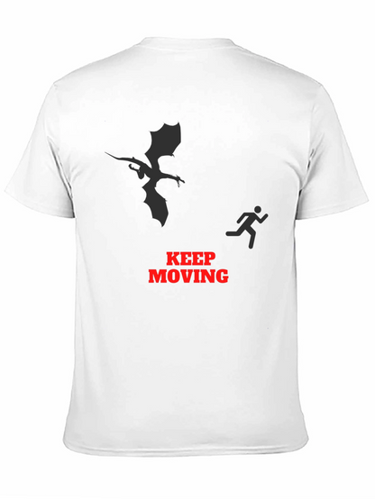 Keep Moving Dragon Graphic Tee