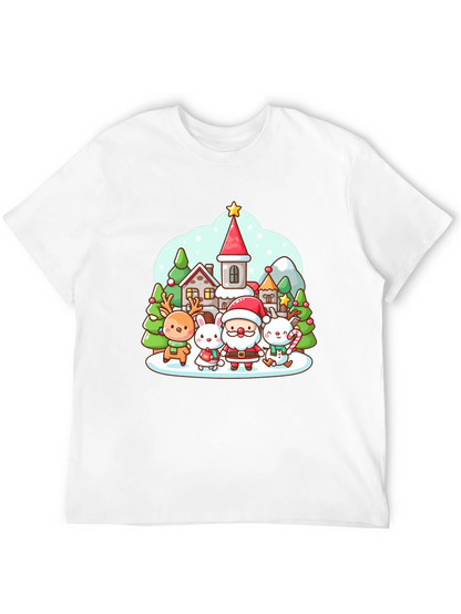 Festive Cartoon Christmas T-Shirt