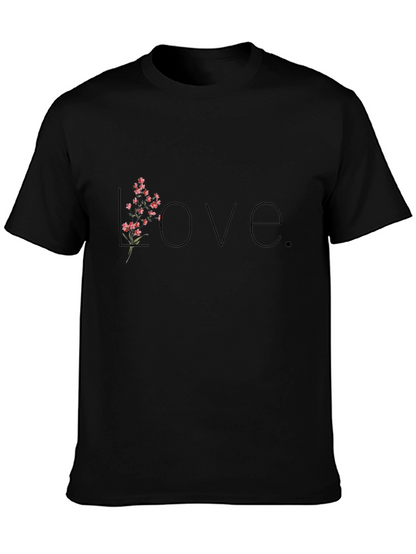 Love Flower T-Shirt - Stylish Floral Design