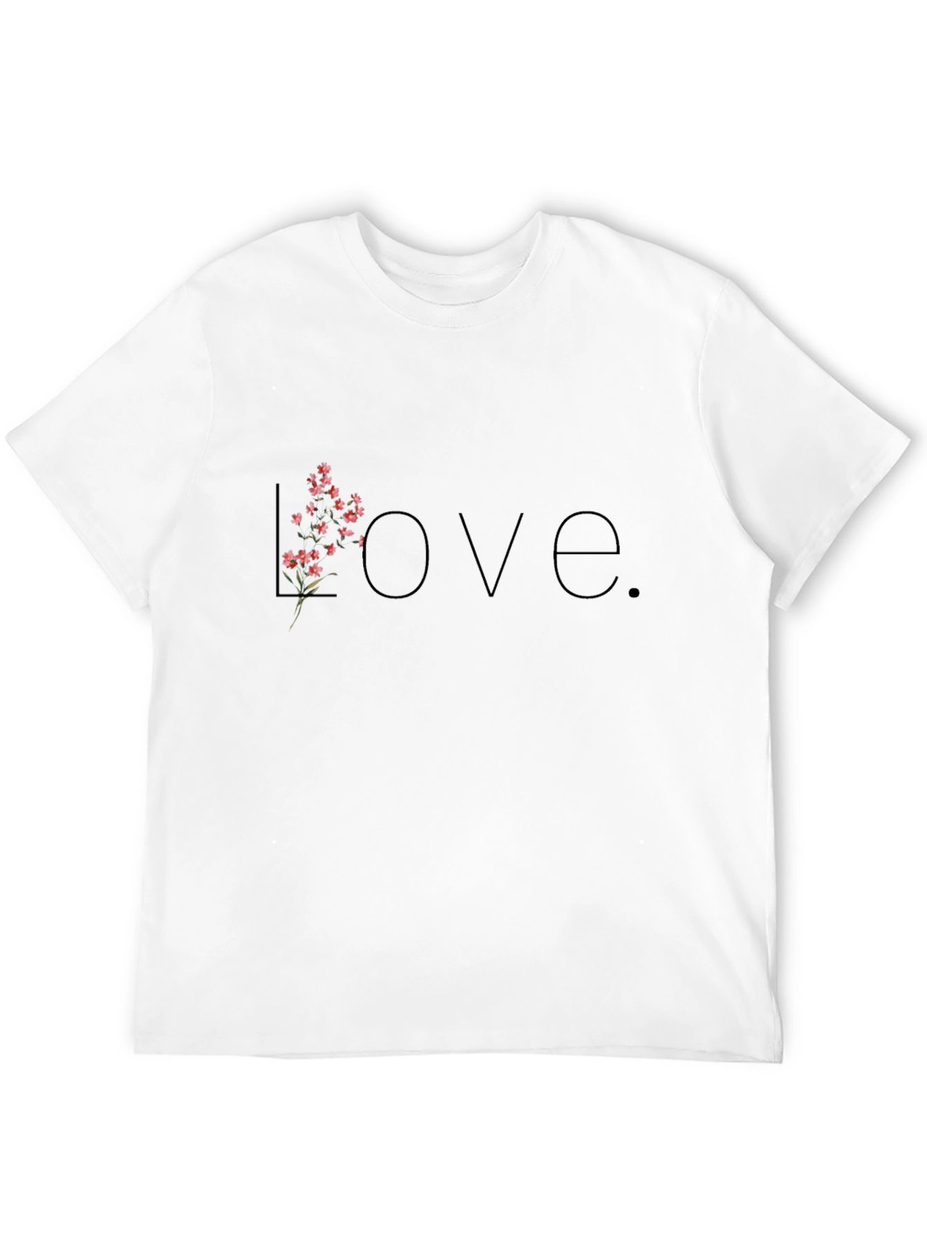 Love Flower T-Shirt - Stylish Floral Design