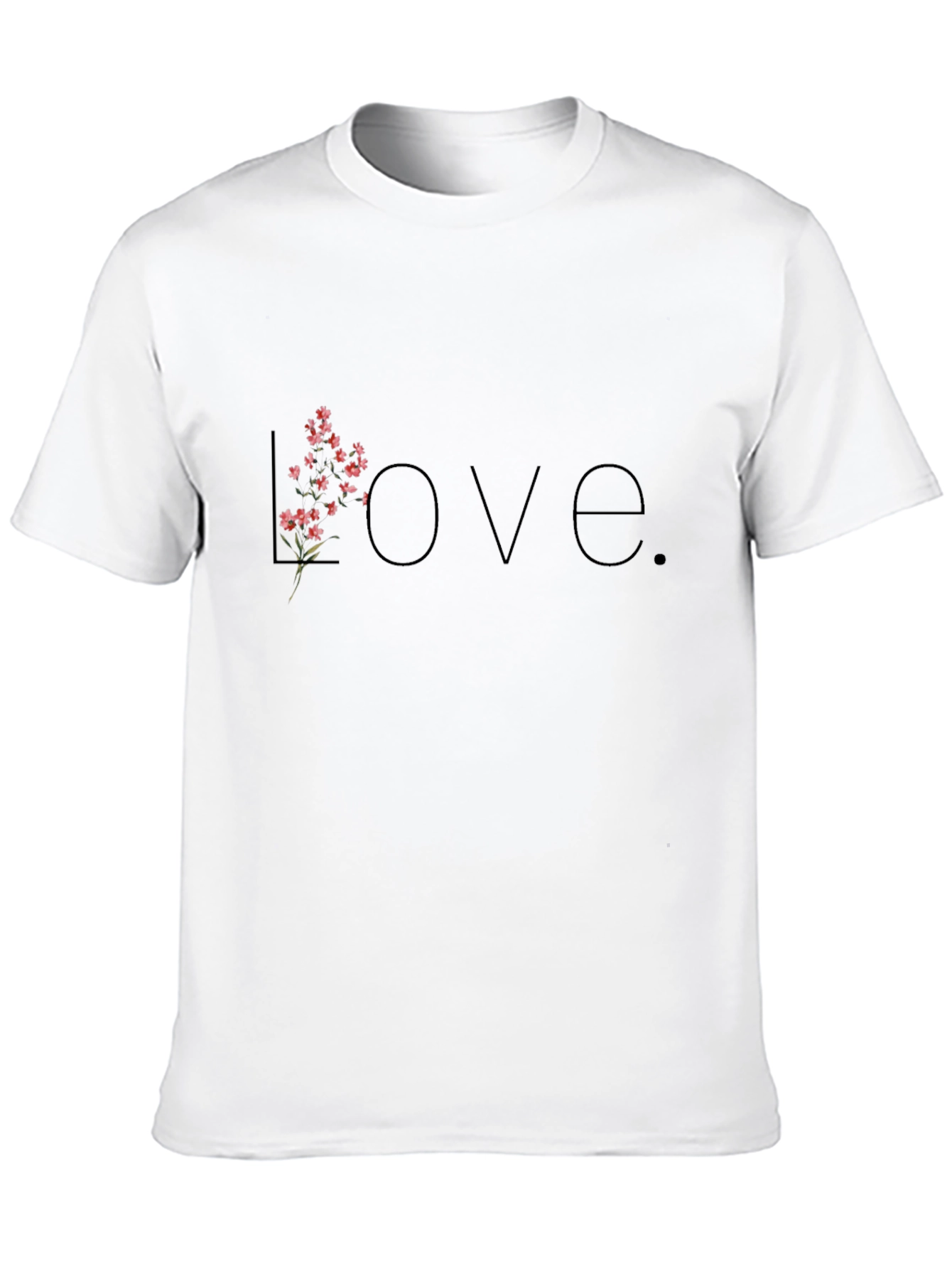 Love Flower T-Shirt - Stylish Floral Design