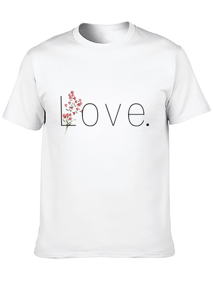 Love Flower T-Shirt - Stylish Floral Design