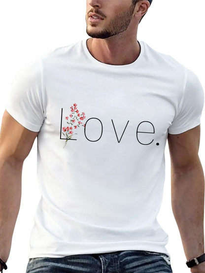 Love Flower T-Shirt - Stylish Floral Design