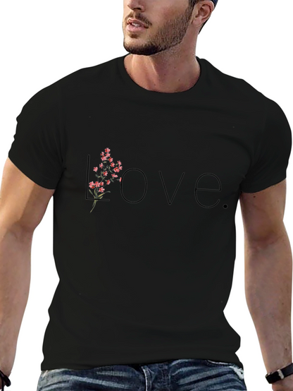 Love Flower T-Shirt - Stylish Floral Design
