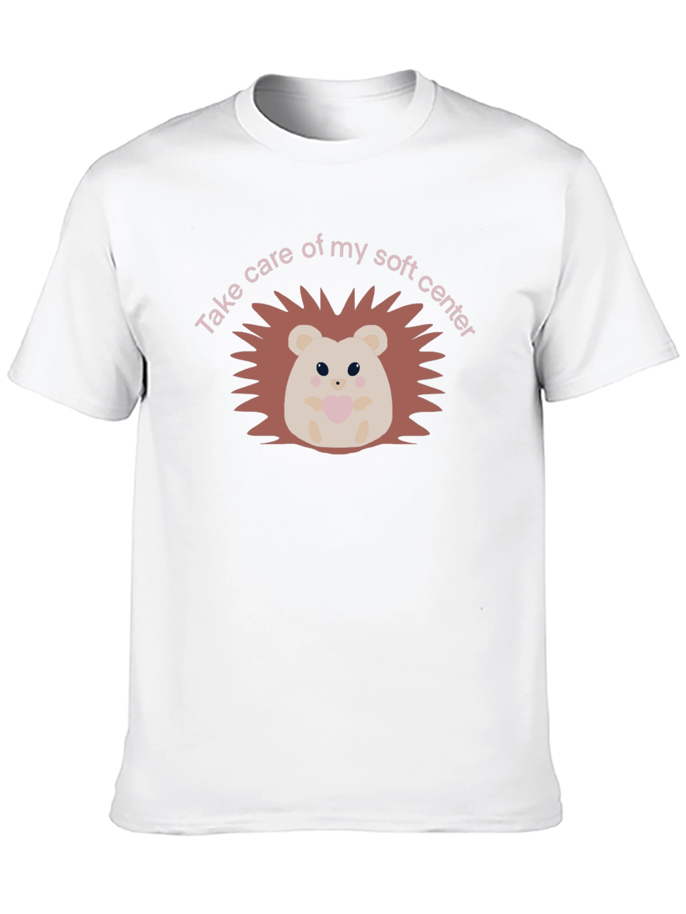 Soft Center Hedgehog Black T-Shirt