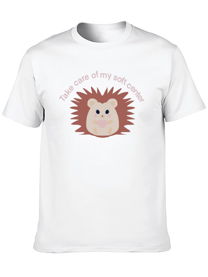 Soft Center Hedgehog Black T-Shirt