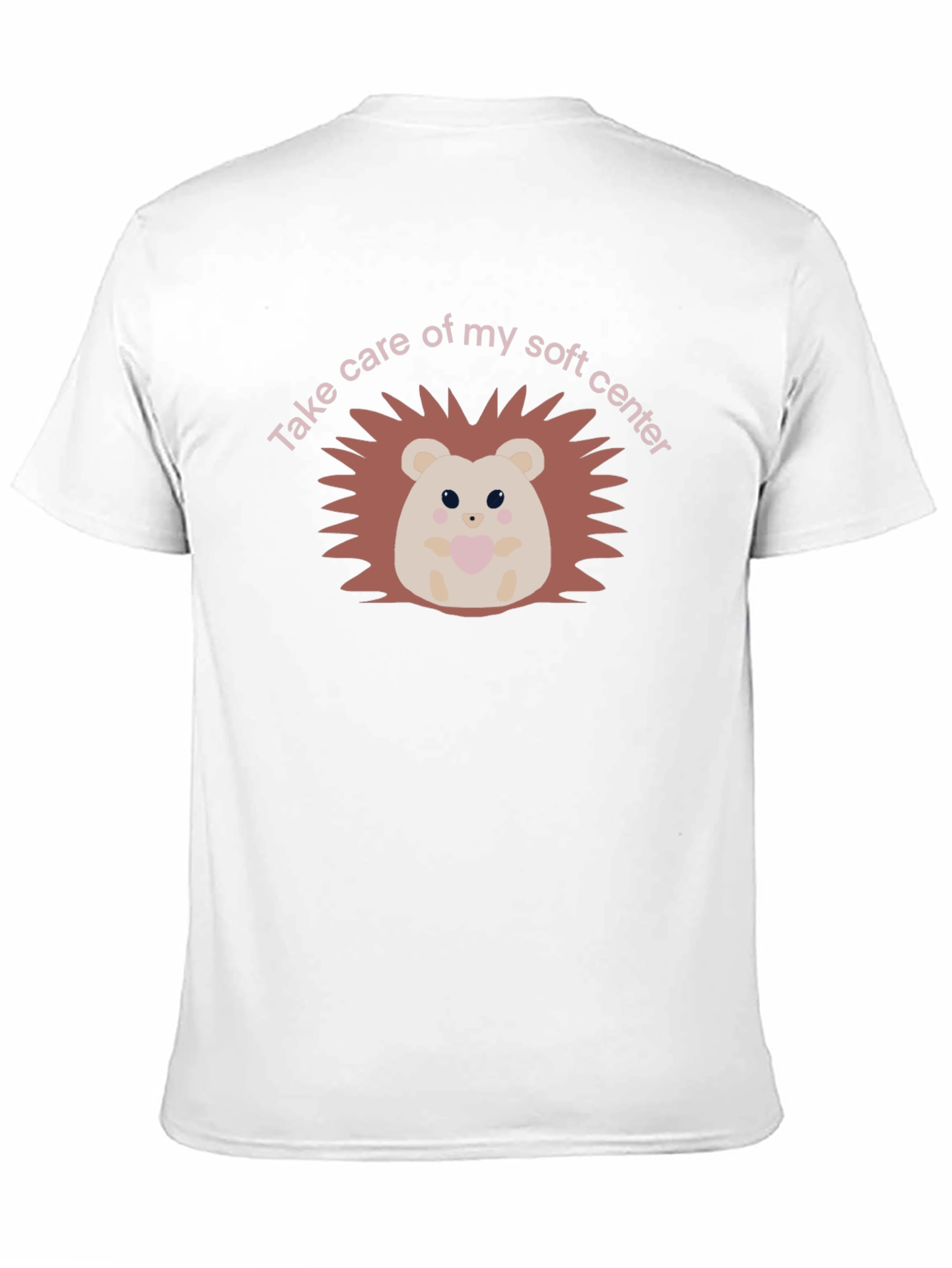 Soft Center Hedgehog Black T-Shirt