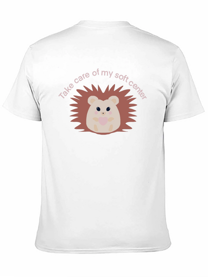 Soft Center Hedgehog Black T-Shirt