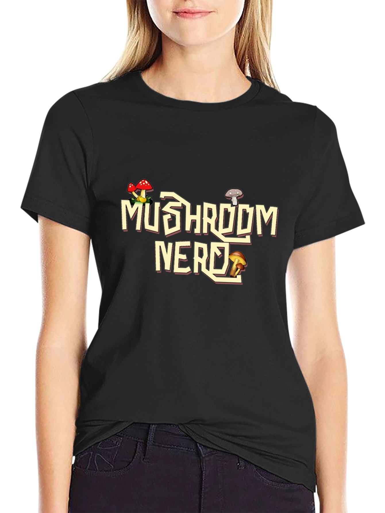 Mushroom Nerd T-Shirt - Unique Design