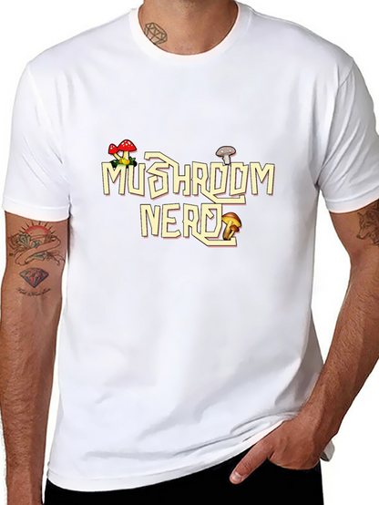 Mushroom Nerd T-Shirt - Unique Design